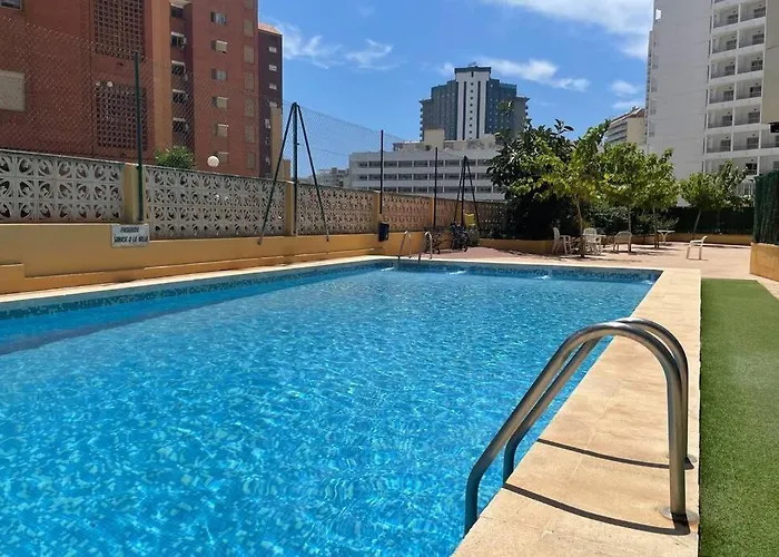 Moderno Centrico Con Piscina Апартаменты Бенидорм